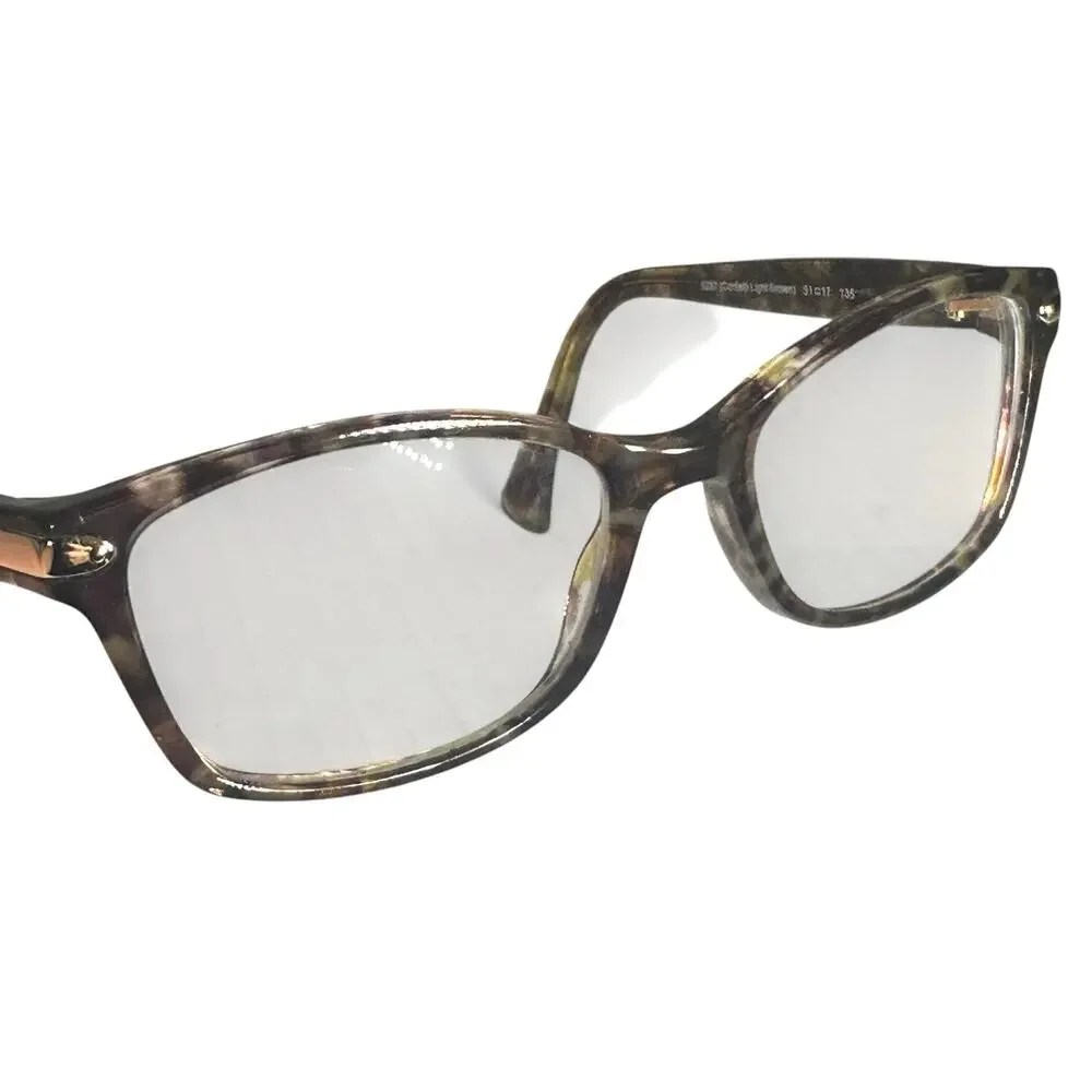 Coach HC6065 Eyeglasses Confetti Light Brown 5287 51mm Women’s Frames